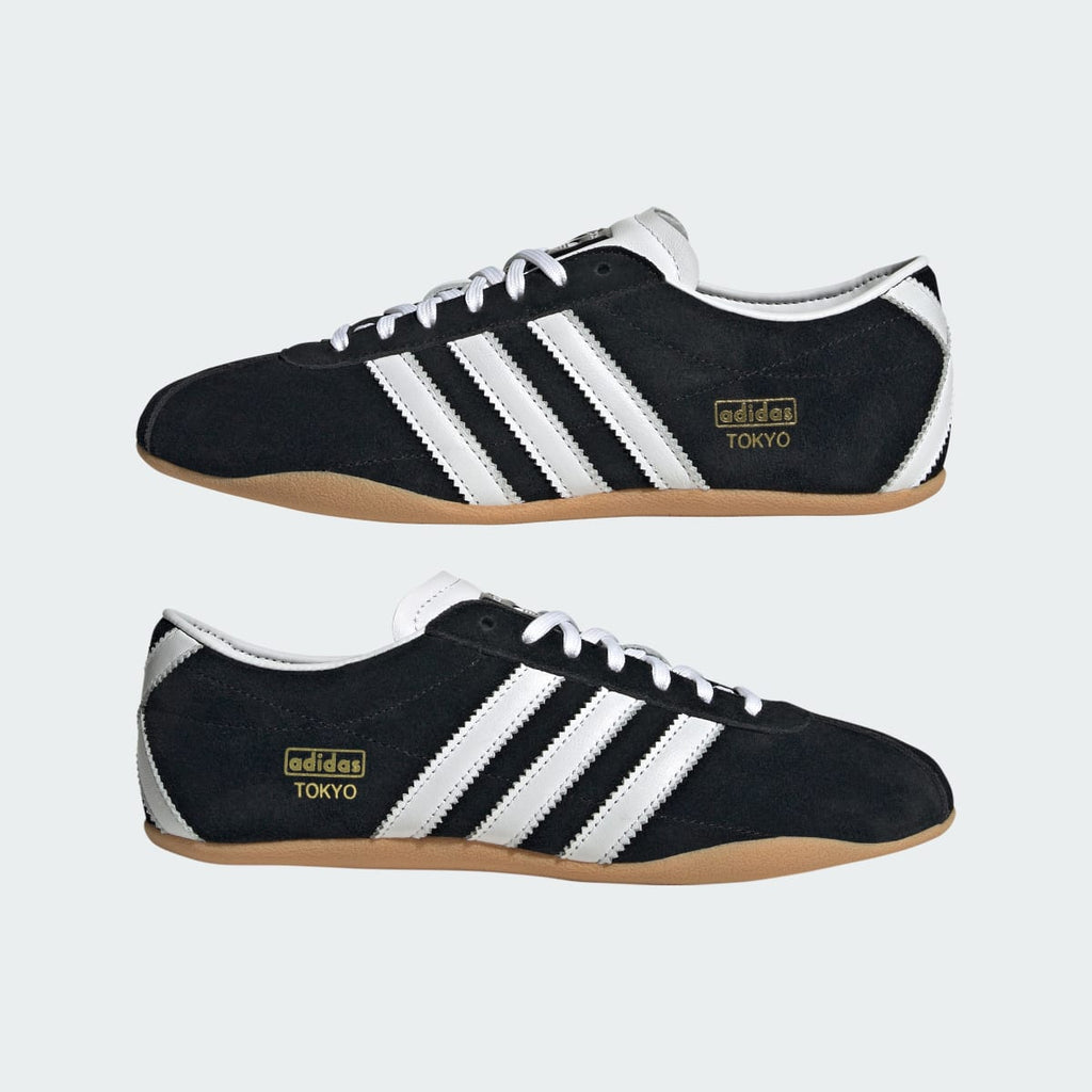 Adidas Women's Tokyo Shoes - Core Black / Cloud White / Gum - Image 8