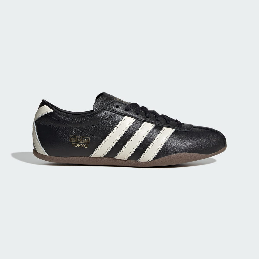 Adidas Women's Tokyo Shoes - Core Black / Off White / Gold Metallic - Image 1
