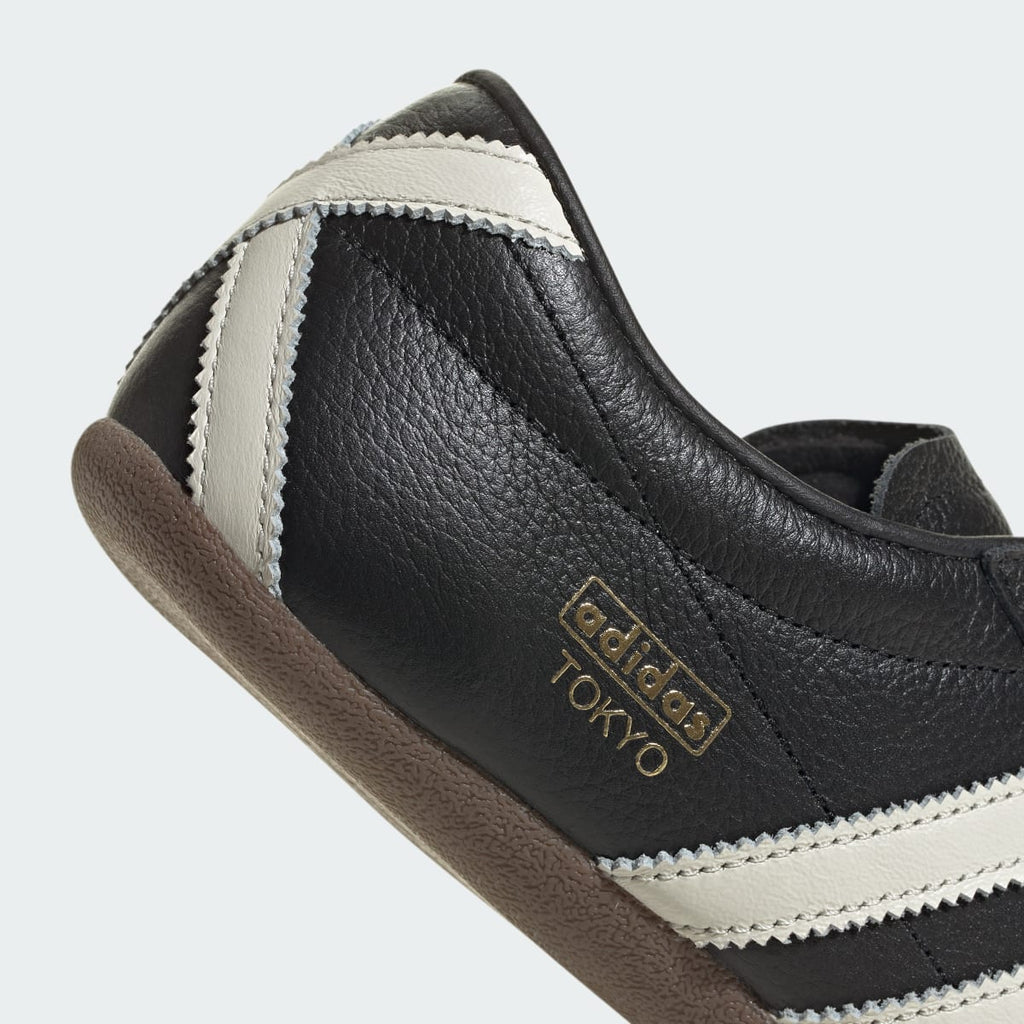 Adidas Women's Tokyo Shoes - Core Black / Off White / Gold Metallic - Image 8