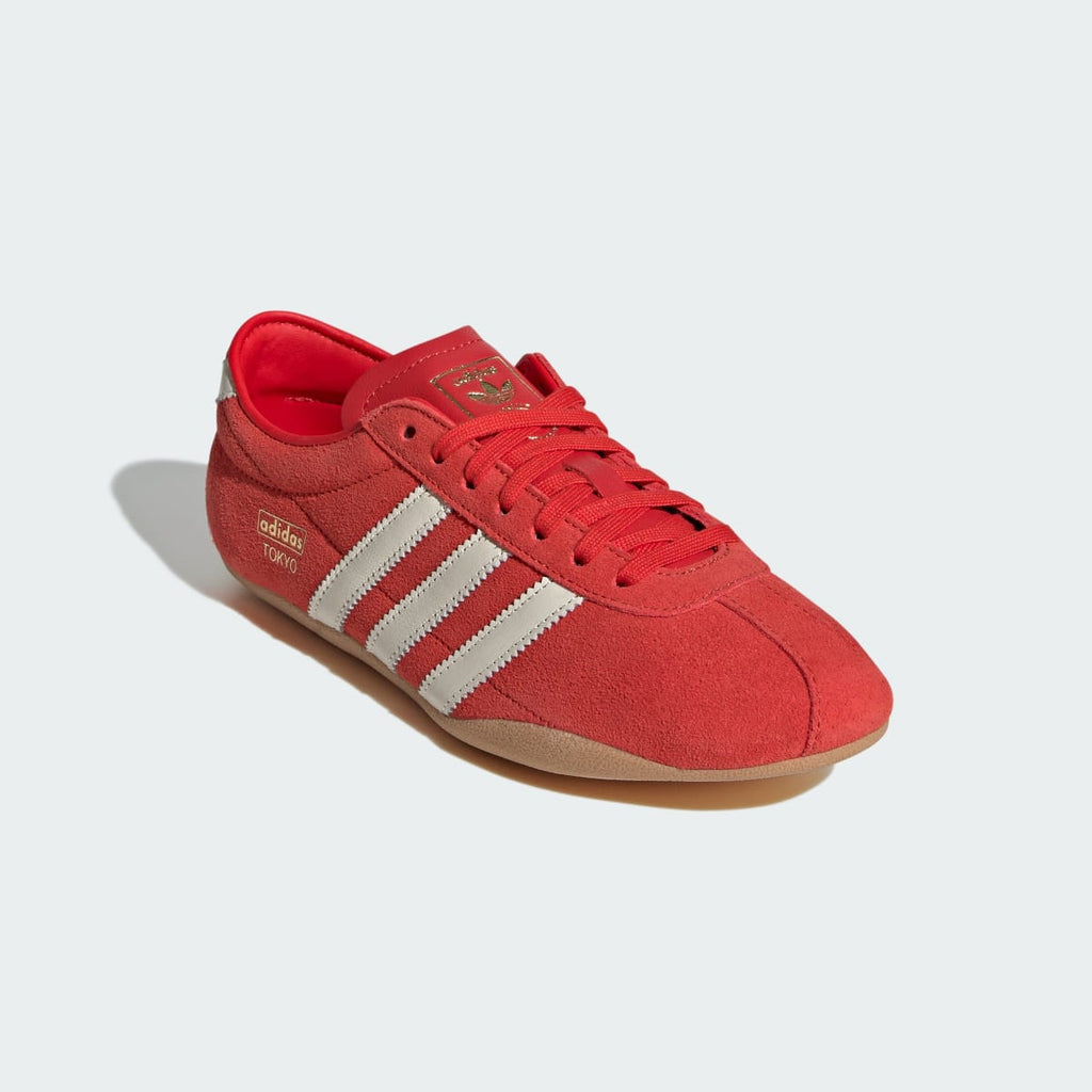 Adidas Women's Tokyo Shoes - Red / Off White / Gum - Image 4