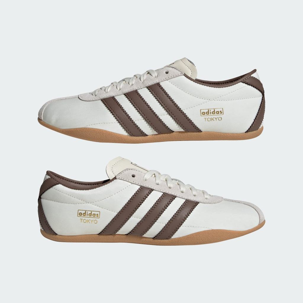Adidas Women's Tokyo Shoes - Off White / Earth Strata / Gold Metallic - Image 8