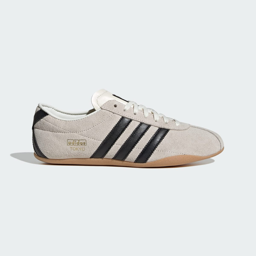 Adidas Women's Tokyo Shoes - Off White / Core Black / Gold Metallic - Image 1