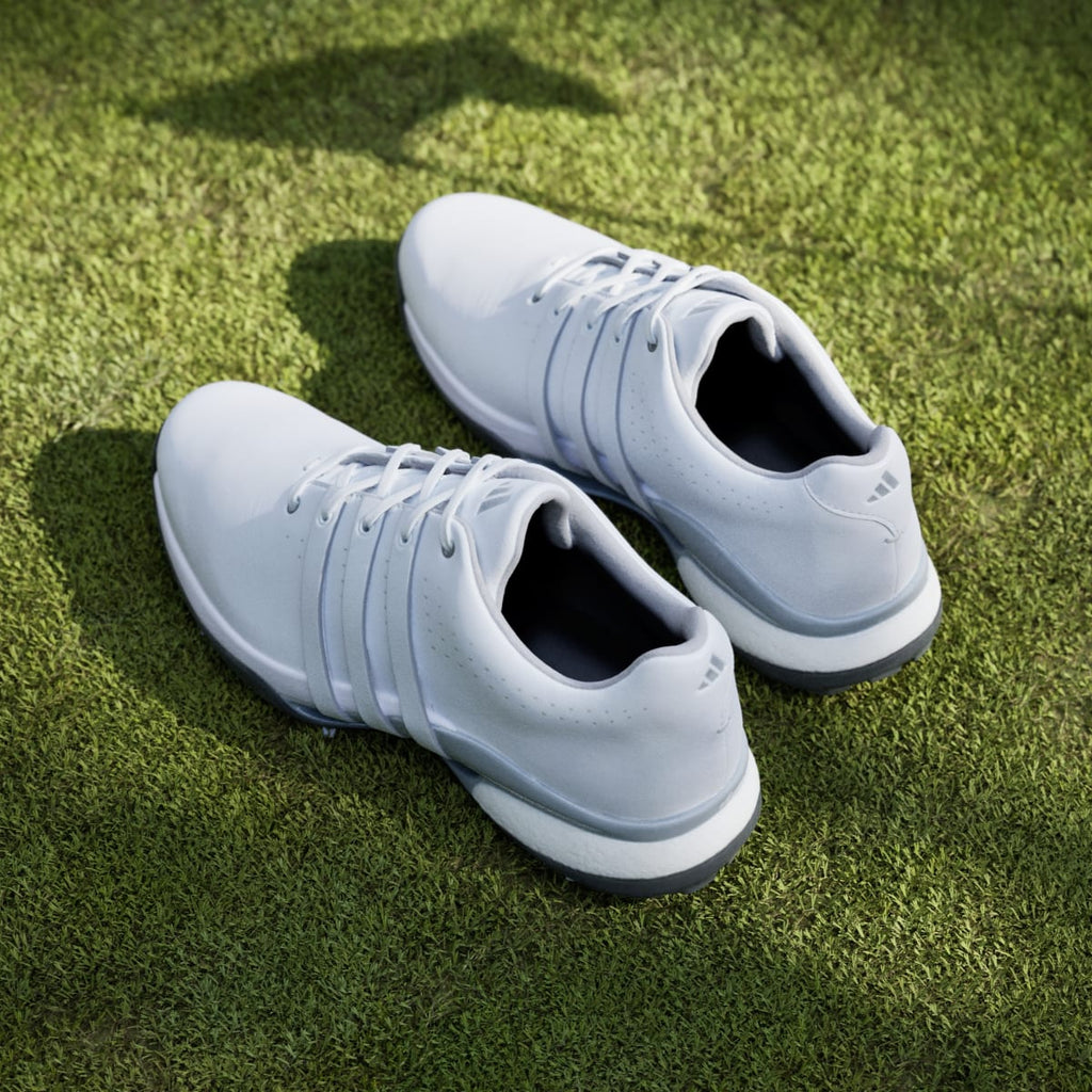 Adidas Men's Tour360 24 Golf Shoes - Cloud White / Cloud White / Silver Metallic - Image 8