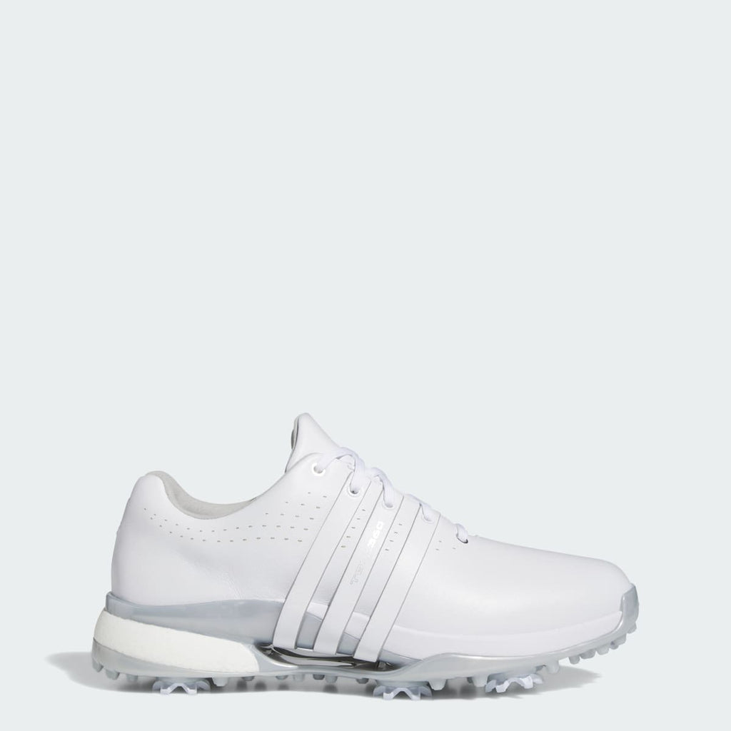 Adidas Women's Tour360 24 Golf Shoes - Cloud White / Cloud White / Silver Metallic - Image 1