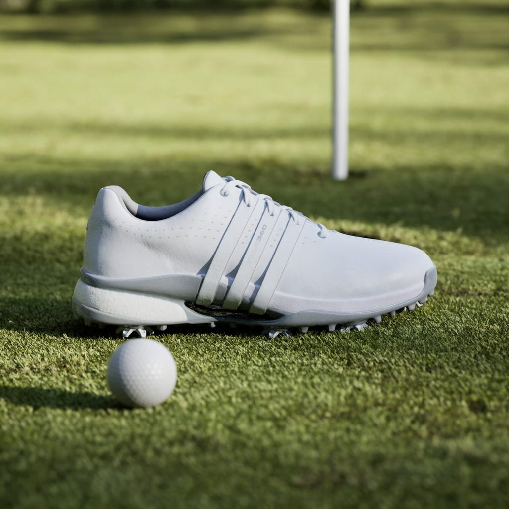 Adidas Women's Tour360 24 Golf Shoes - Cloud White / Cloud White / Silver Metallic - Image 3