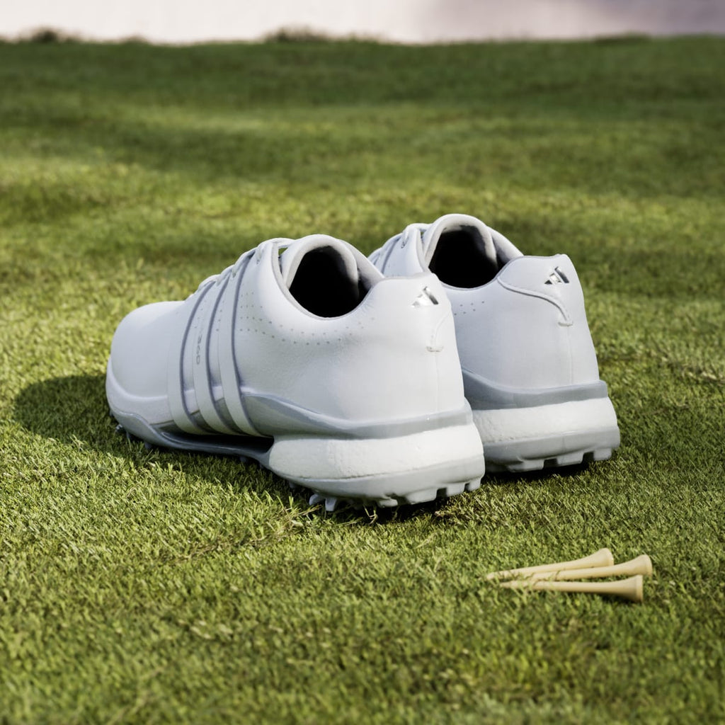 Adidas Women's Tour360 24 Golf Shoes - Cloud White / Cloud White / Silver Metallic - Image 6