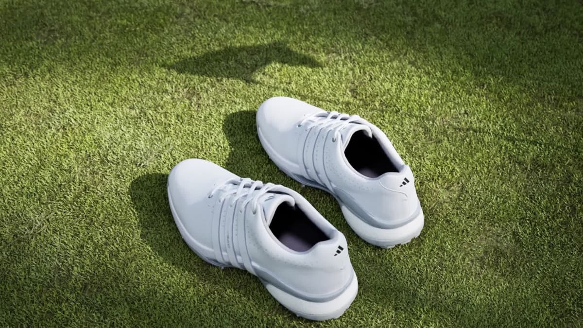 Adidas Women's Tour360 24 Golf Shoes - Cloud White / Cloud White / Silver Metallic - Image 2