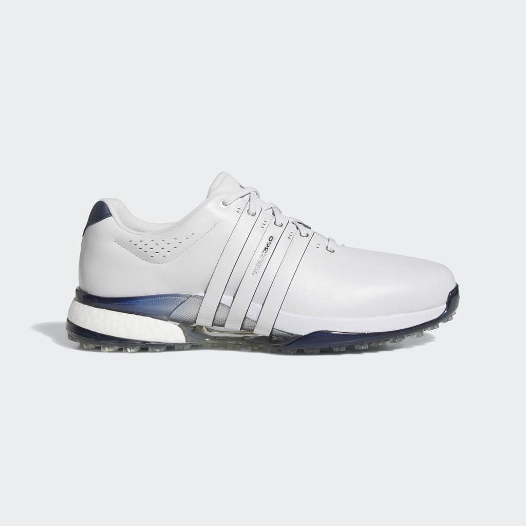 Adidas Men's Tour360 25 Spikeless Golf Shoes - Dash Grey / Dash Grey / Collegiate Navy - Image 1