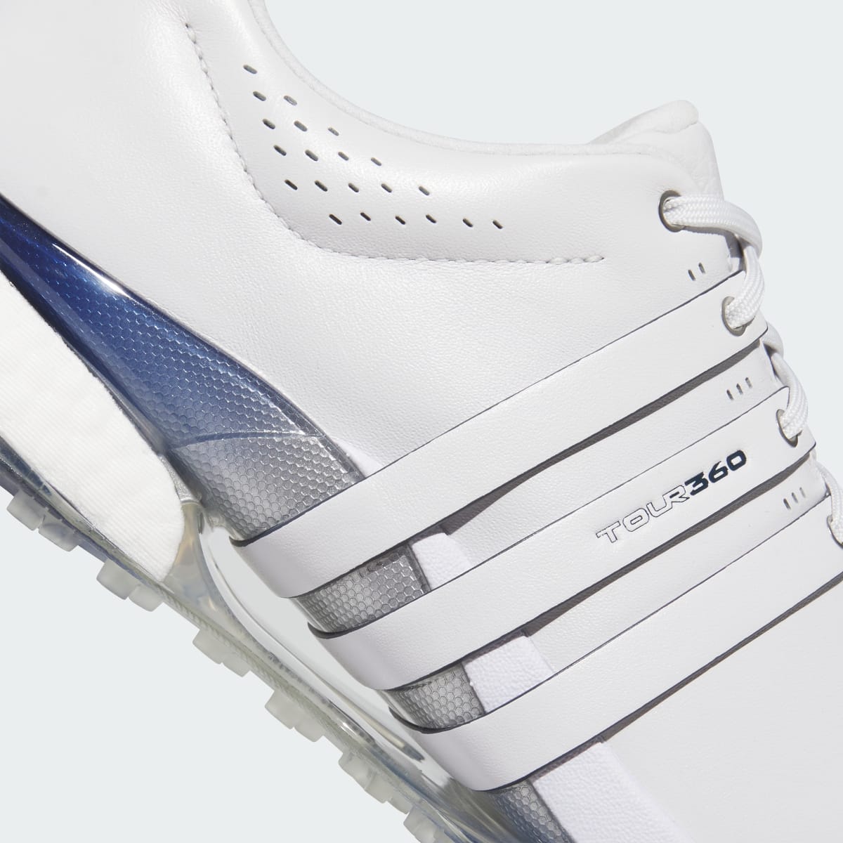 Adidas Men's Tour360 25 Spikeless Golf Shoes - Dash Grey / Dash Grey / Collegiate Navy - Image 8