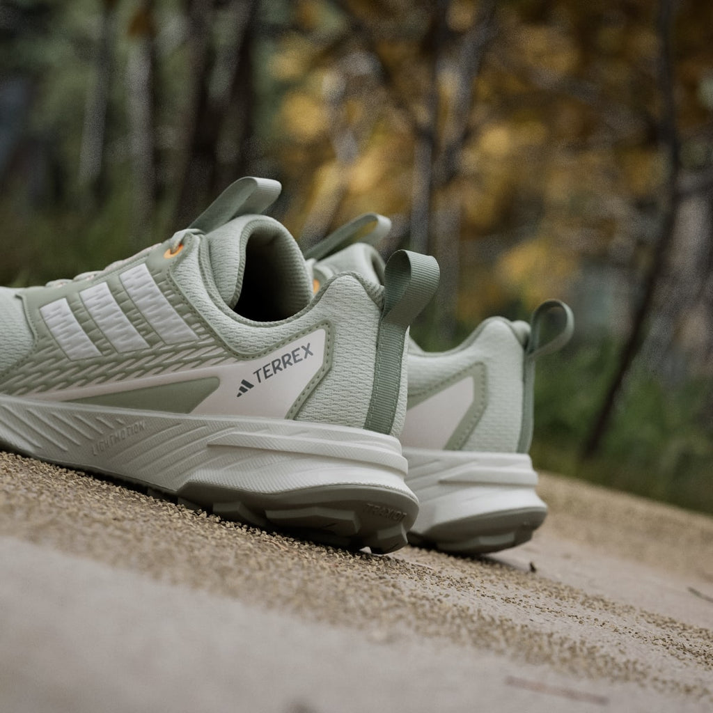 Adidas Women's Tracefinder Trail Running Shoes - Halo Green / Off White / Lucid Tangerine - Image 10