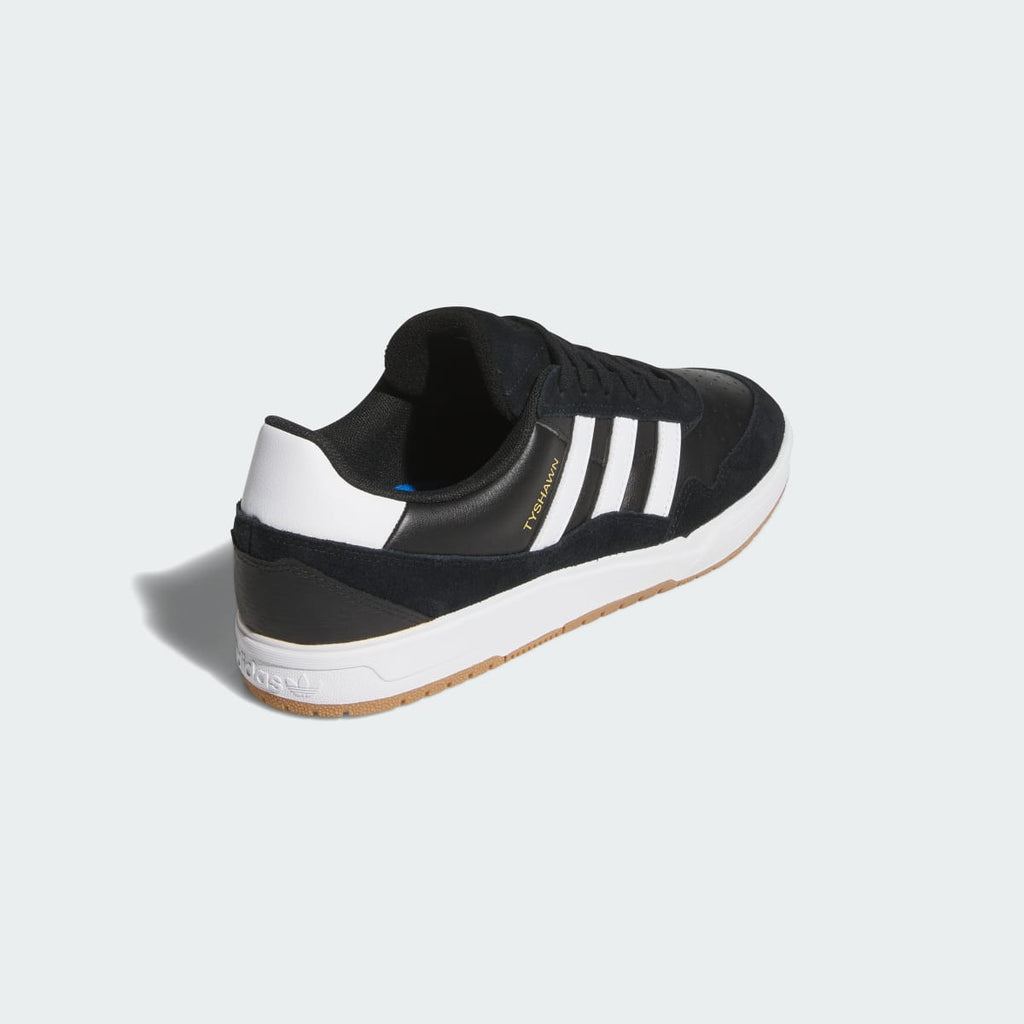 Adidas Men's Tyshawn II Shoes - Core Black / Cloud White / Gum - Image 5