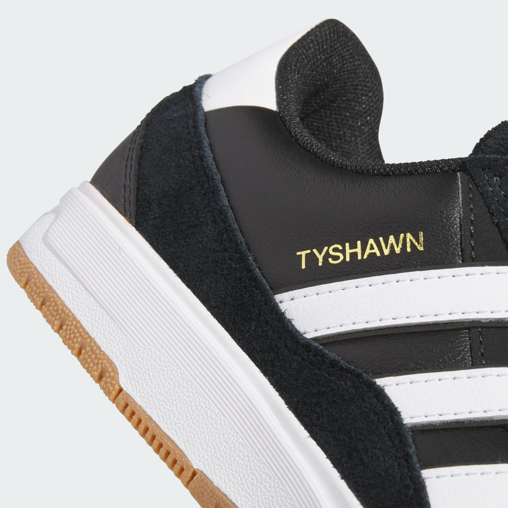 Adidas Women's Tyshawn II Shoes - Core Black / Cloud White / Gum - Image 8