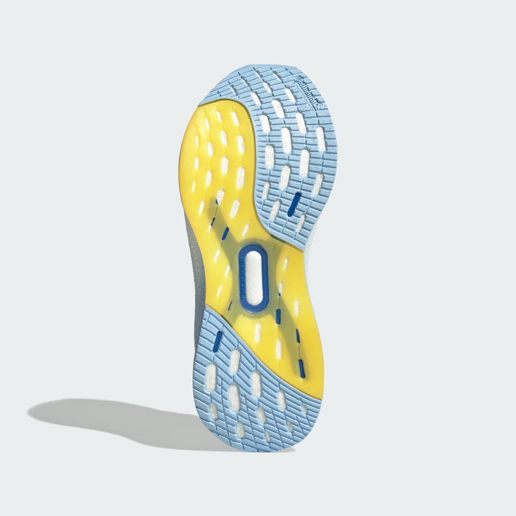 Adidas Women's ULTRABOOST 5X W Shoes - Cloud White / Glow Blue / Yellow - Image 4