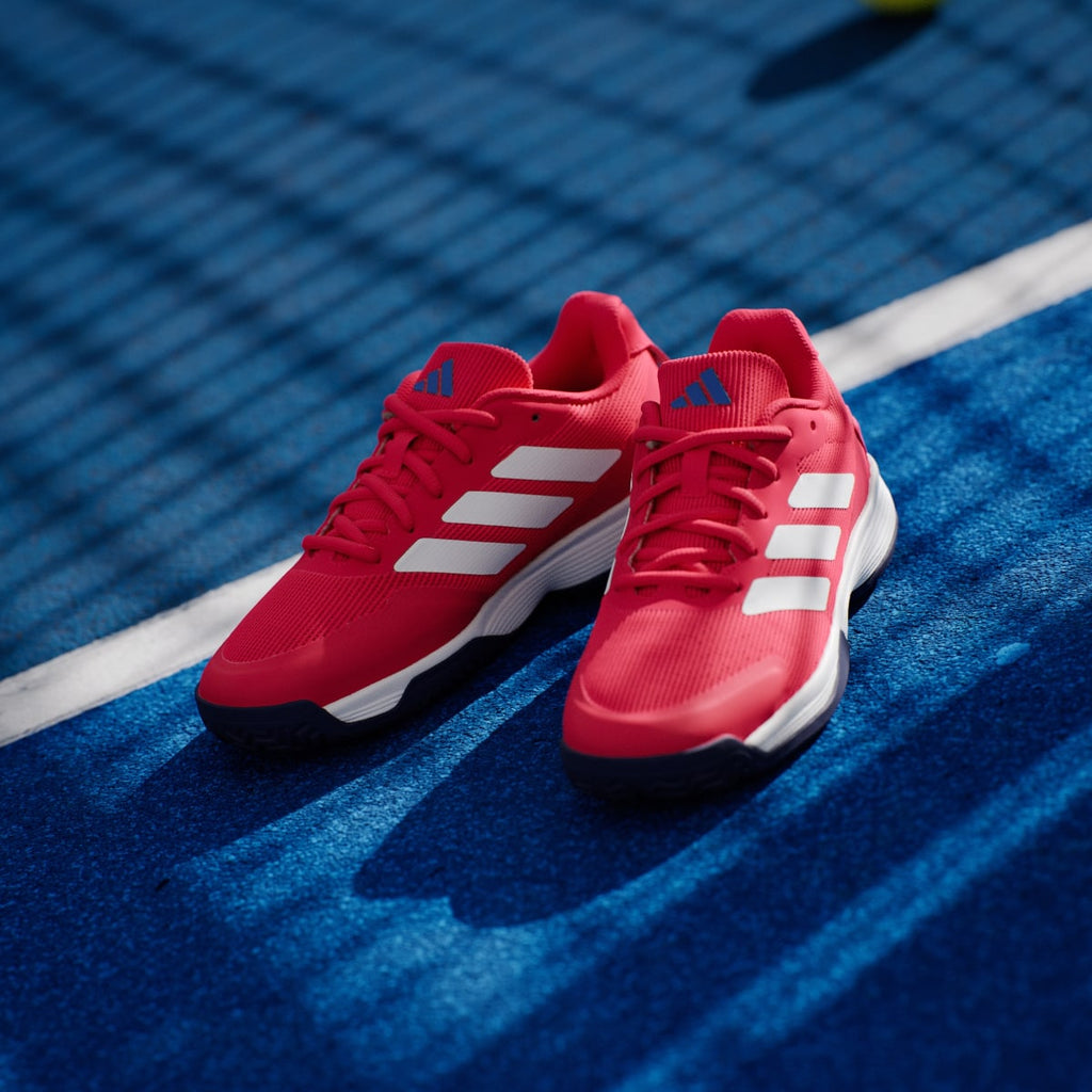 Adidas Kids' Ubersonic Tennis Shoes Kids - Pure Ruby / Cloud White / Dark Blue - Image 5