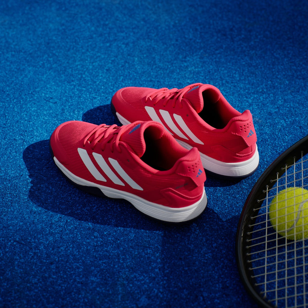 Adidas Kids' Ubersonic Tennis Shoes Kids - Pure Ruby / Cloud White / Dark Blue - Image 6
