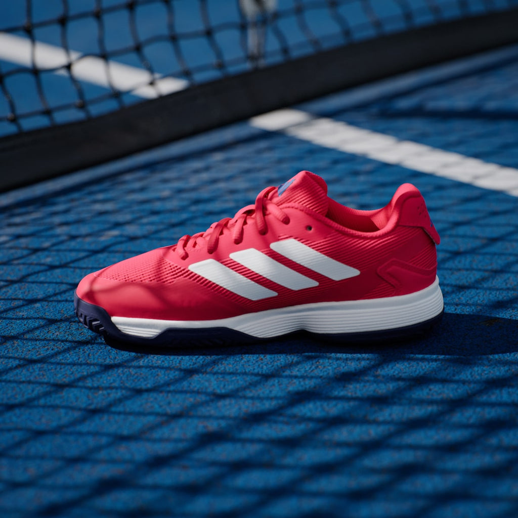 Adidas Kids' Ubersonic Tennis Shoes Kids - Pure Ruby / Cloud White / Dark Blue - Image 7