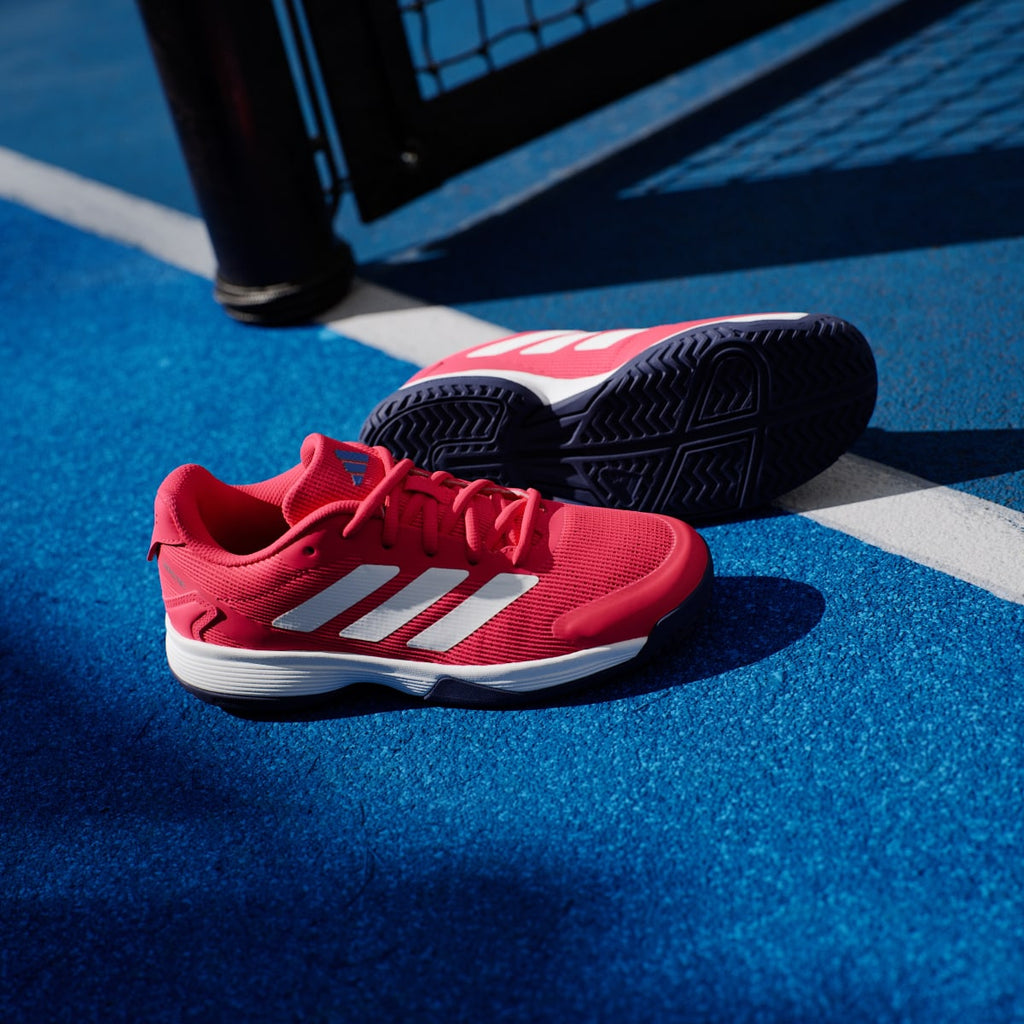 Adidas Kids' Ubersonic Tennis Shoes Kids - Pure Ruby / Cloud White / Dark Blue - Image 8