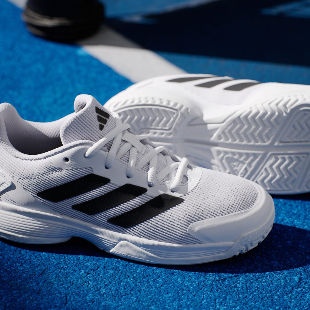 Adidas Kids' Ubersonic Tennis Shoes Kids - Cloud White / Core Black / Cloud White - Image 11