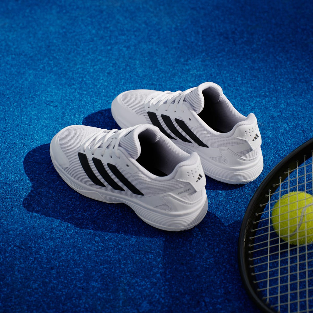 Adidas Kids' Ubersonic Tennis Shoes Kids - Cloud White / Core Black / Cloud White - Image 6