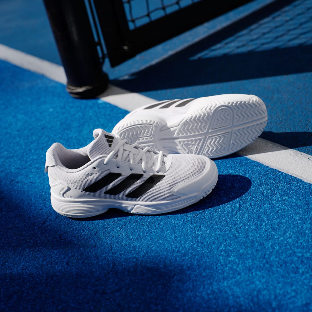 Adidas Kids' Ubersonic Tennis Shoes Kids - Cloud White / Core Black / Cloud White - Image 8