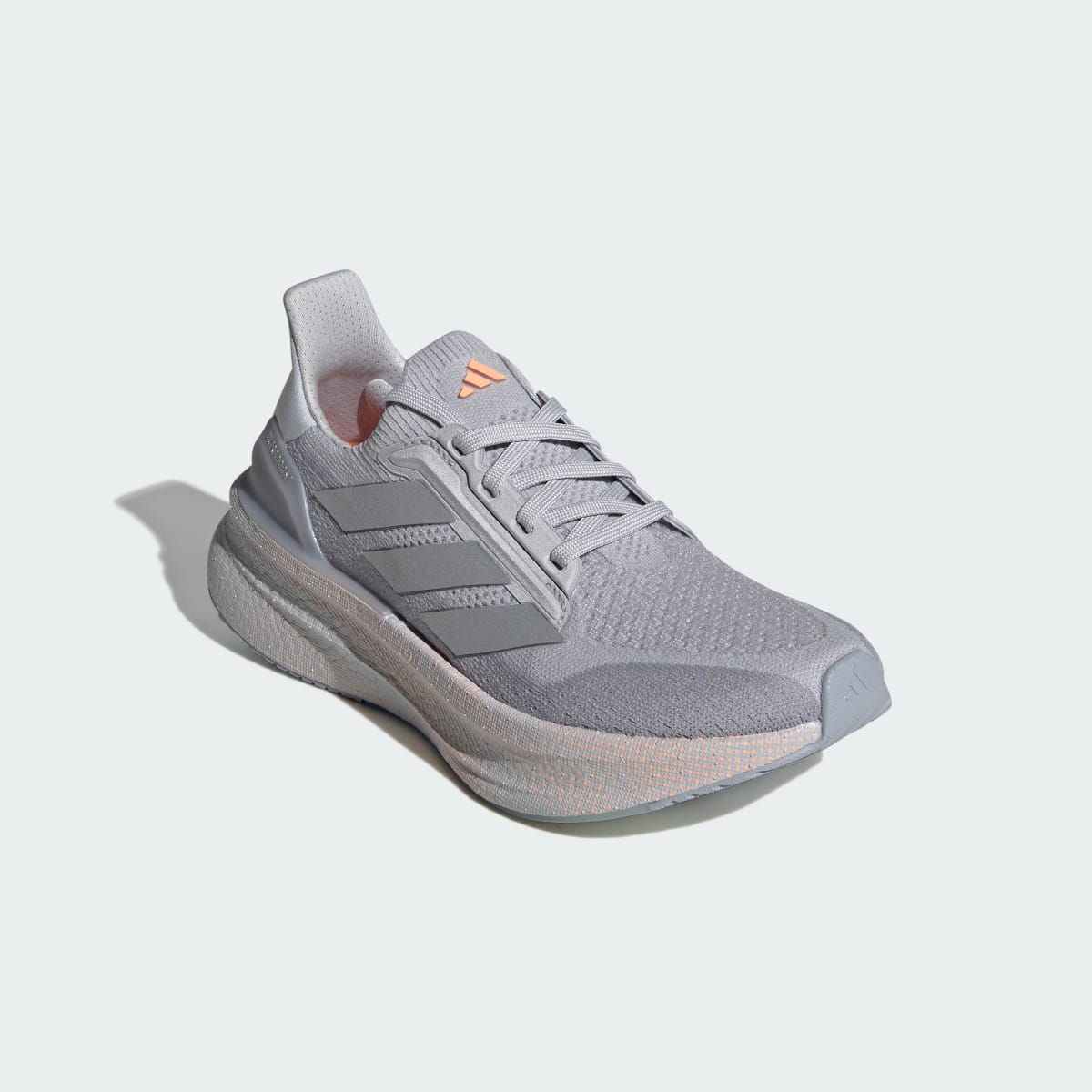 Adidas Women's Ultraboost 5x Shoes - Light Solid Grey / Silver Metallic / Beam Orange - Image 5