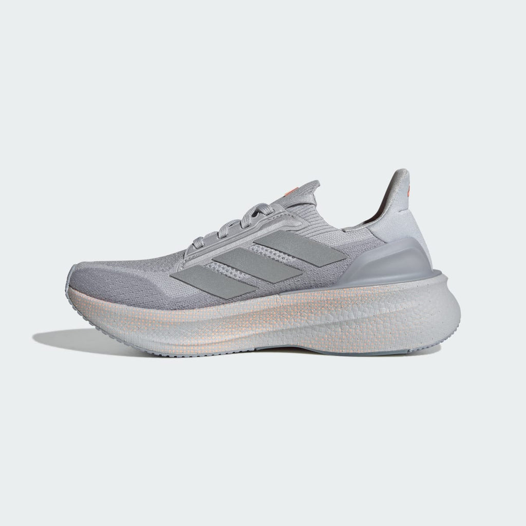 Adidas Women's Ultraboost 5x Shoes - Light Solid Grey / Silver Metallic / Beam Orange - Image 7
