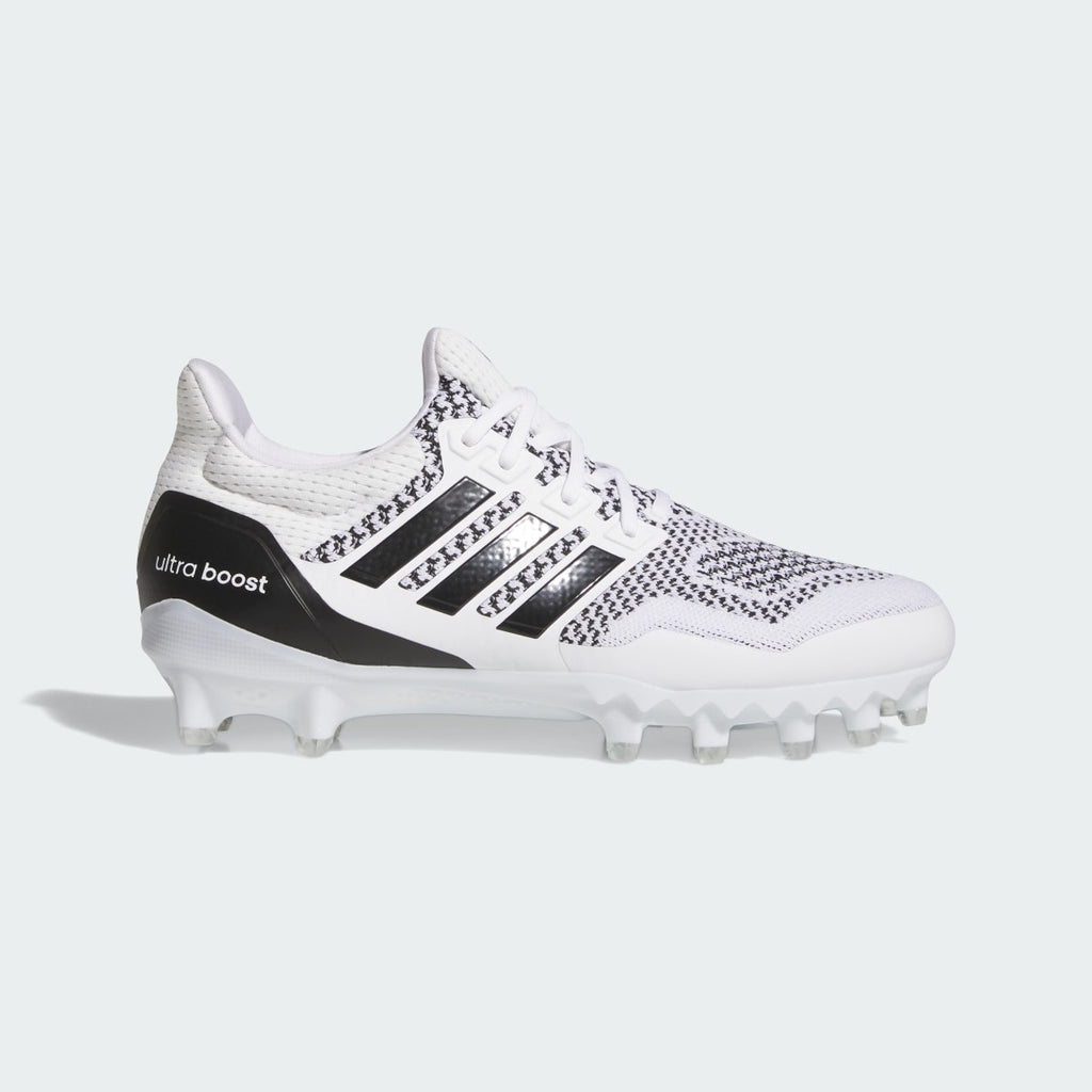 Adidas Men's Ultraboost American Football Cleat - Cloud White / Core Black / Cloud White - Image 1