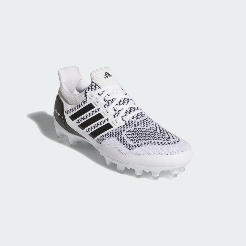 Adidas Men's Ultraboost American Football Cleat - Cloud White / Core Black / Cloud White - Image 4