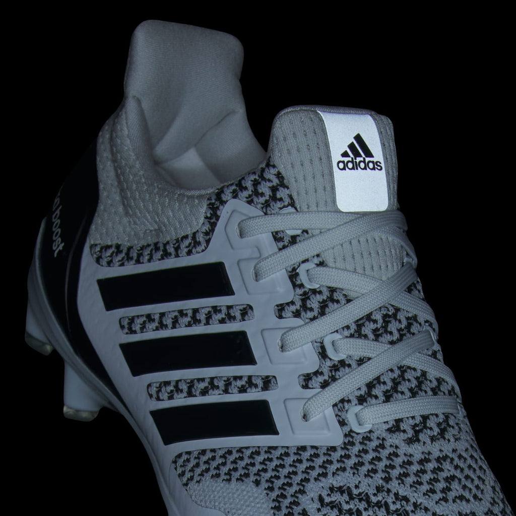 Adidas Men's Ultraboost American Football Cleat - Cloud White / Core Black / Cloud White - Image 7