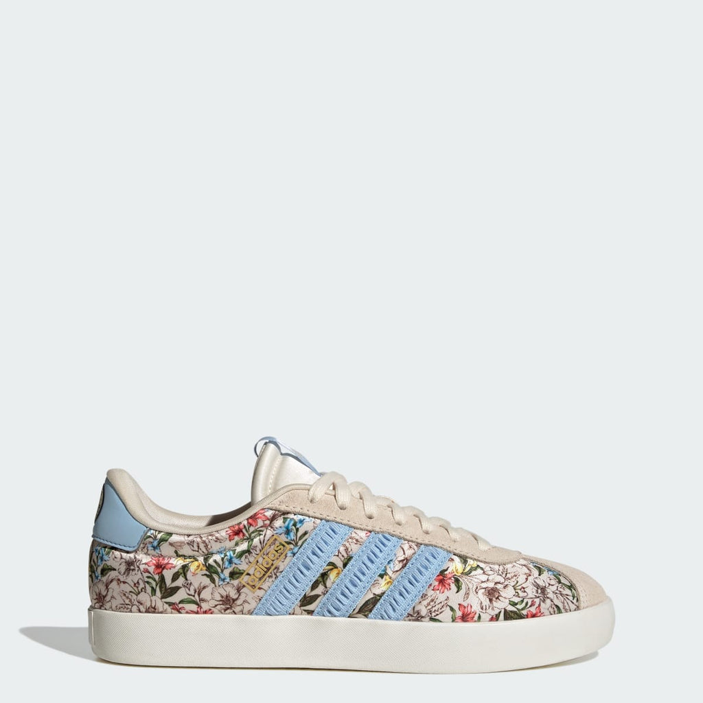 Adidas Women's VL COURT 3.0 SHOES - Ecru Tint / Clear Sky / Off White - Image 1