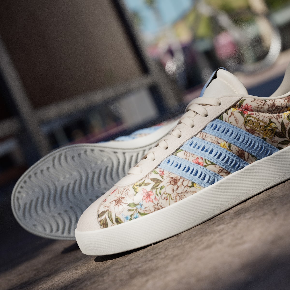 Adidas Women's VL COURT 3.0 SHOES - Ecru Tint / Clear Sky / Off White - Image 10