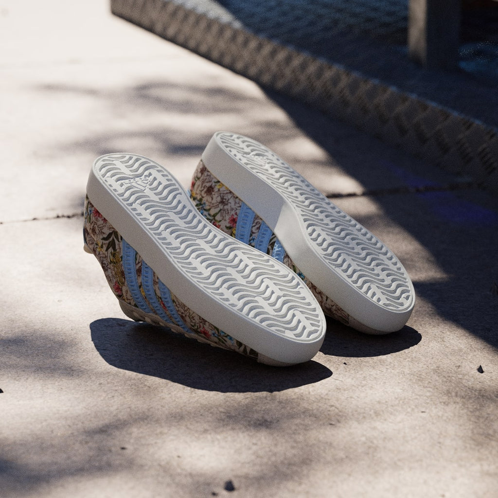 Adidas Women's VL COURT 3.0 SHOES - Ecru Tint / Clear Sky / Off White - Image 4