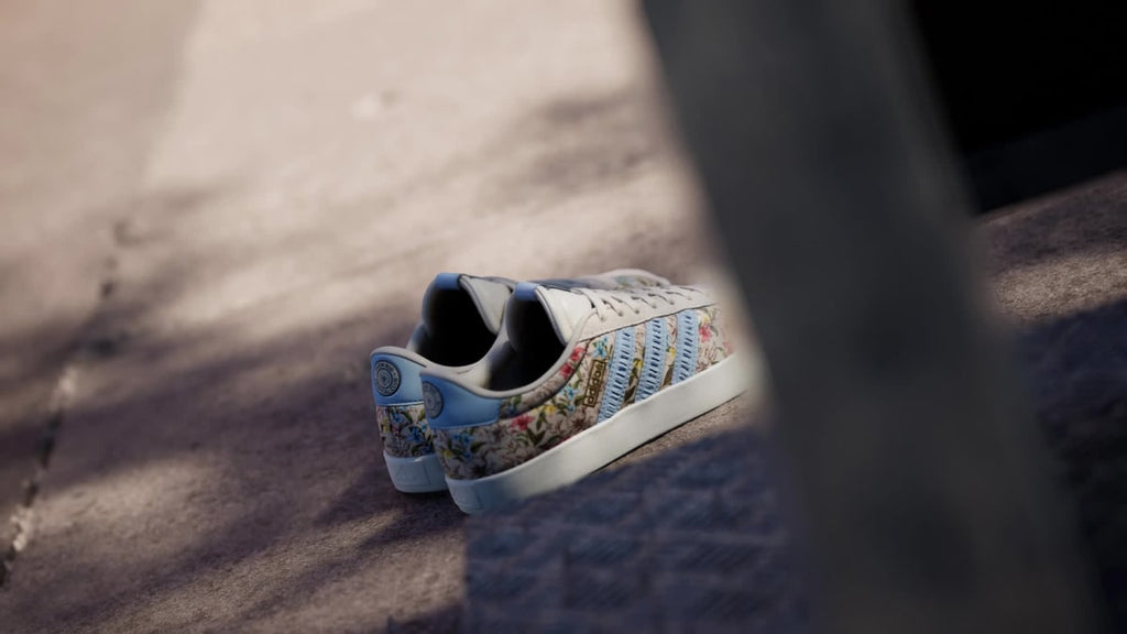 Adidas Women's VL COURT 3.0 SHOES - Ecru Tint / Clear Sky / Off White - Image 2