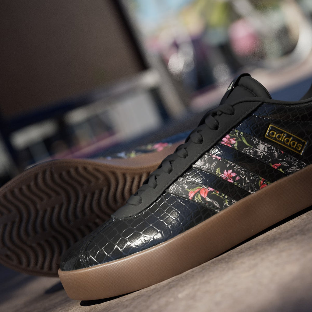 Adidas Women's VL COURT 3.0 SHOES - Core Black / Core Black / Gum - Image 10