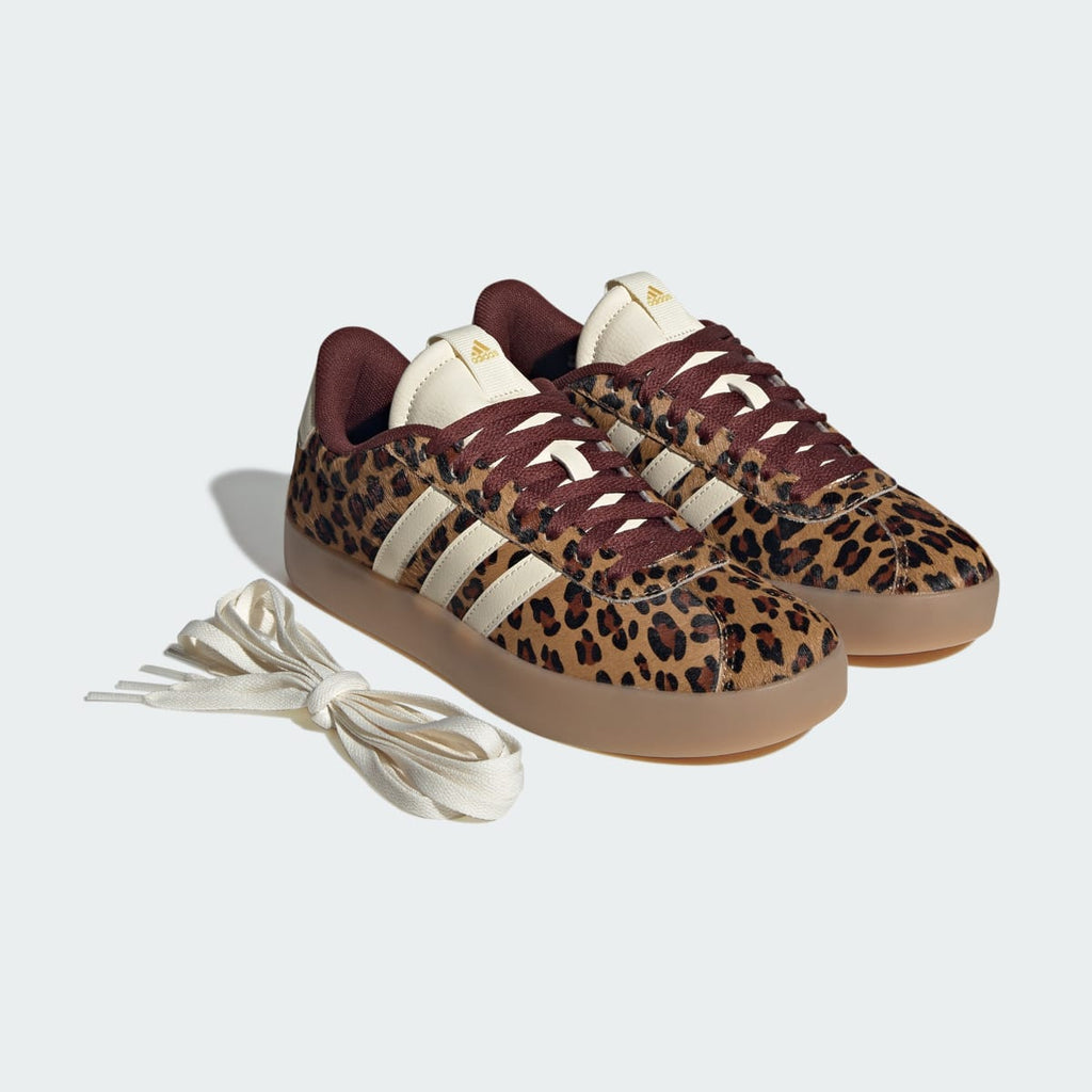 Adidas Women's VL COURT 3.0 SHOES - Cream White / Mesa / Fox Brown - Image 7