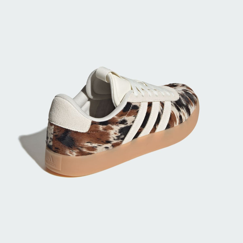 Adidas Women's VL COURT 3.0 SHOES - Off White / Off White / Trace Brown - Image 5