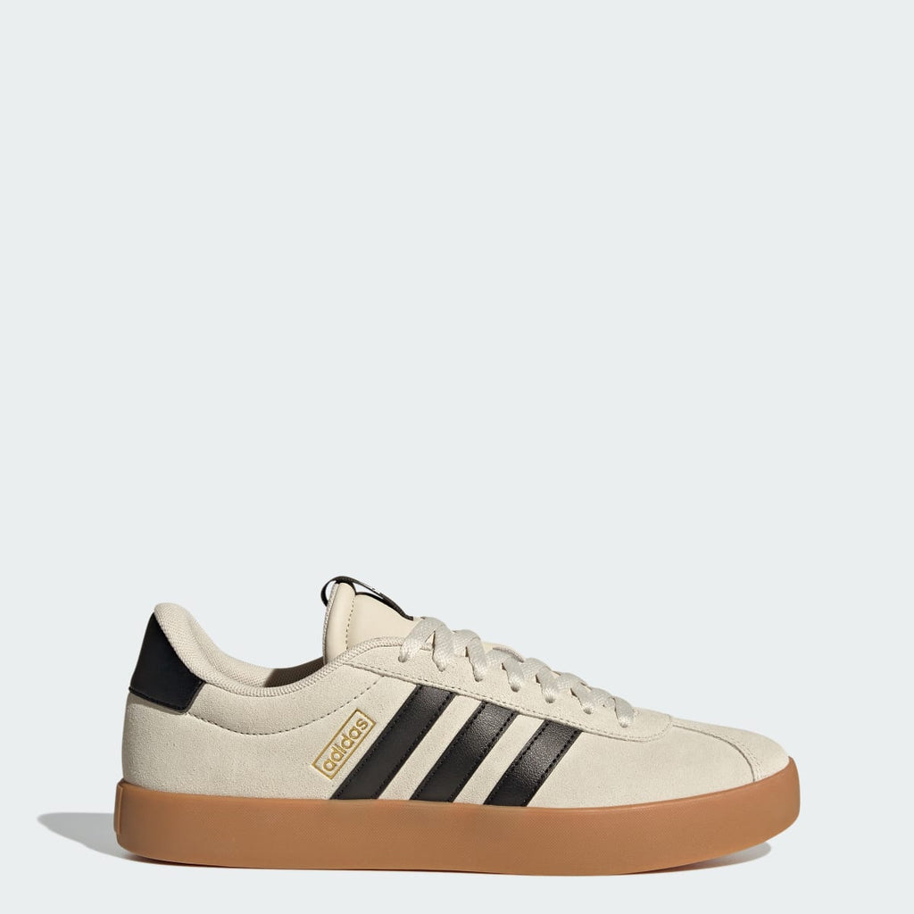 Adidas Men's VL Court 3.0 Shoes - Alumina / Core Black / Gold Metallic - Image 1