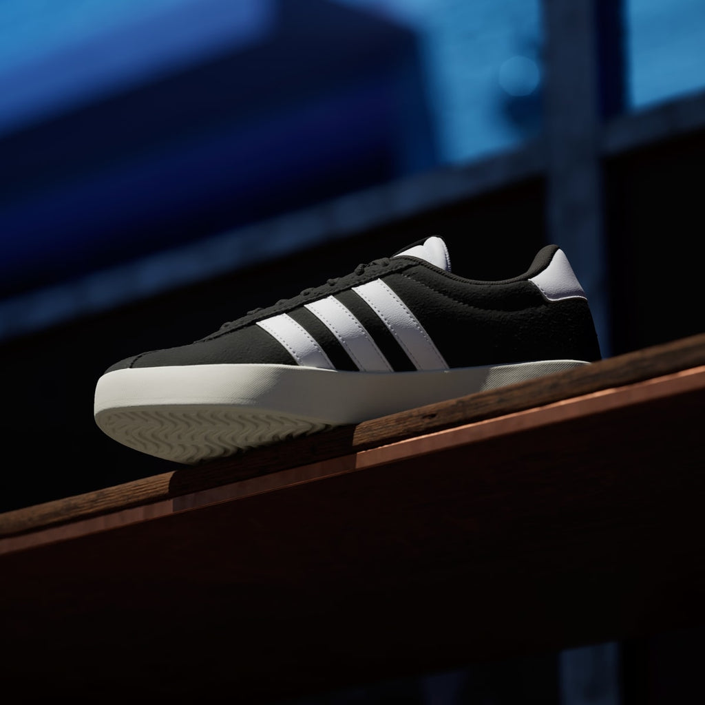 Adidas Women's VL Court 3.0 Shoes - Core Black / Cloud White / Gold Metallic - Image 7