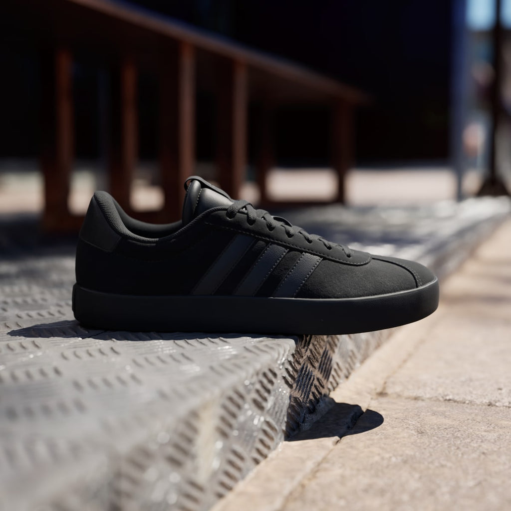 Adidas Men's VL Court 3.0 Shoes - Core Black / Core Black / Core Black - Image 3