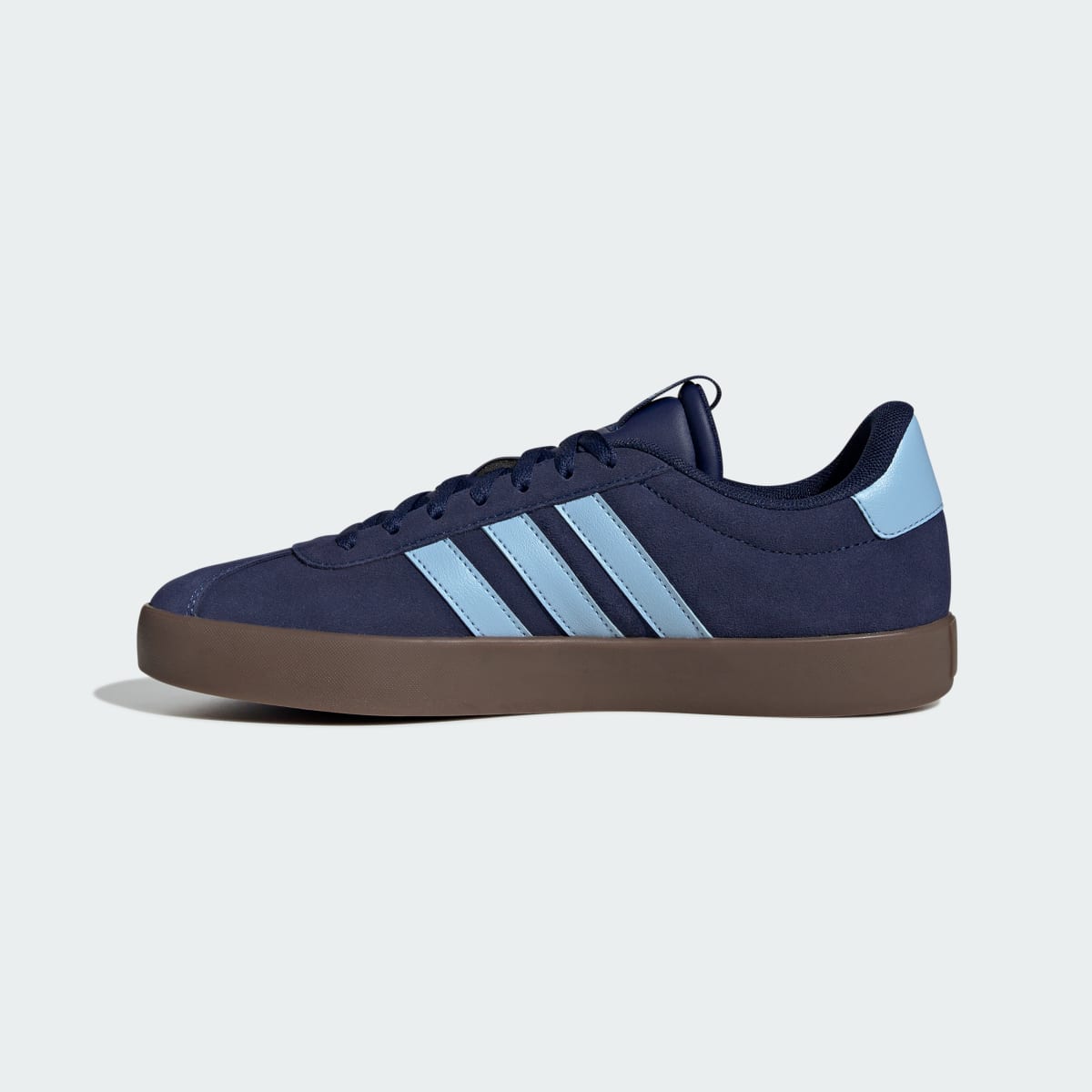 Adidas Men's VL Court 3.0 Shoes - Dark Blue / Clear Sky / Gold Metallic - Image 7