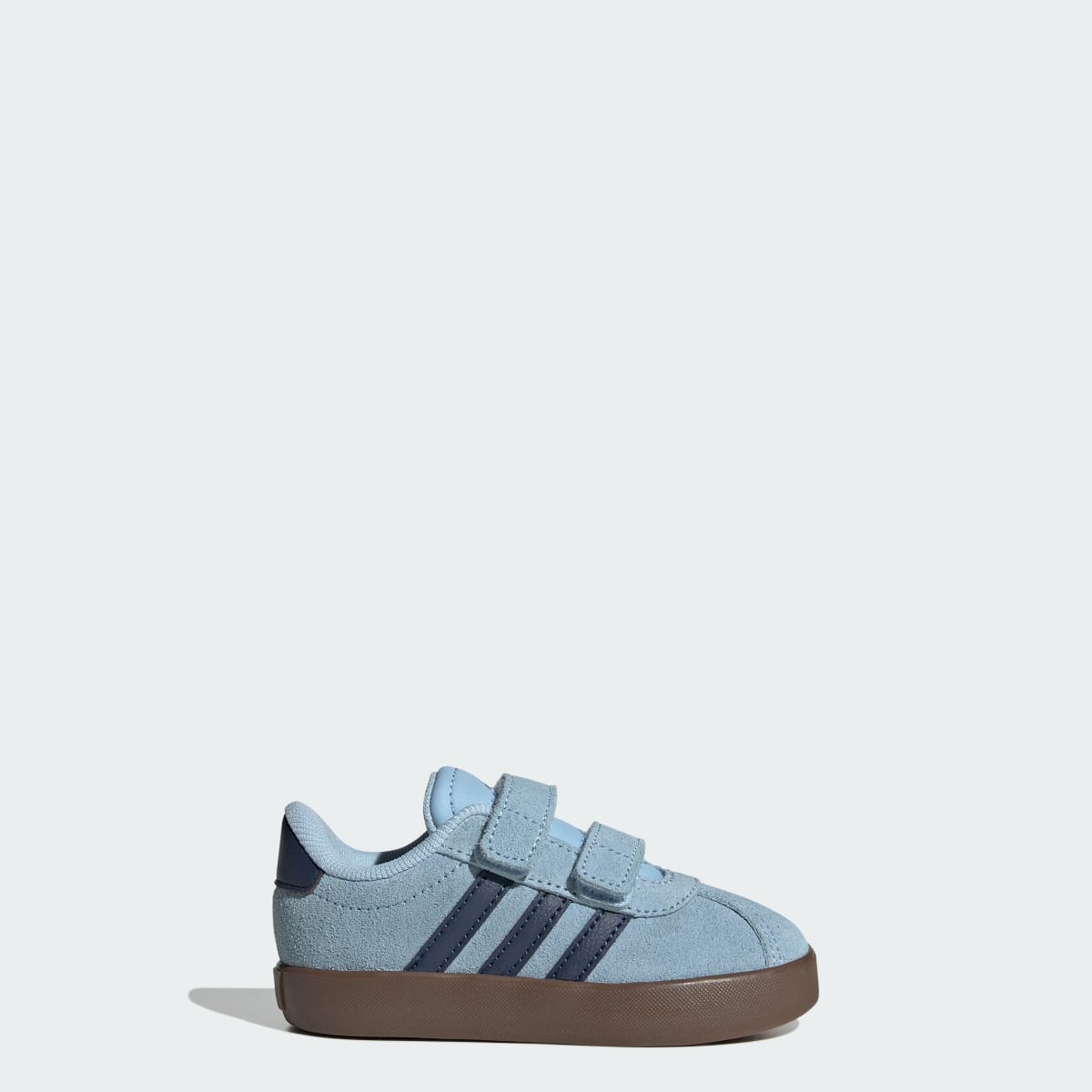 Adidas Kids' VL Court 3.0 Shoes - Clear Sky / Night Indigo / Gum - Image 1