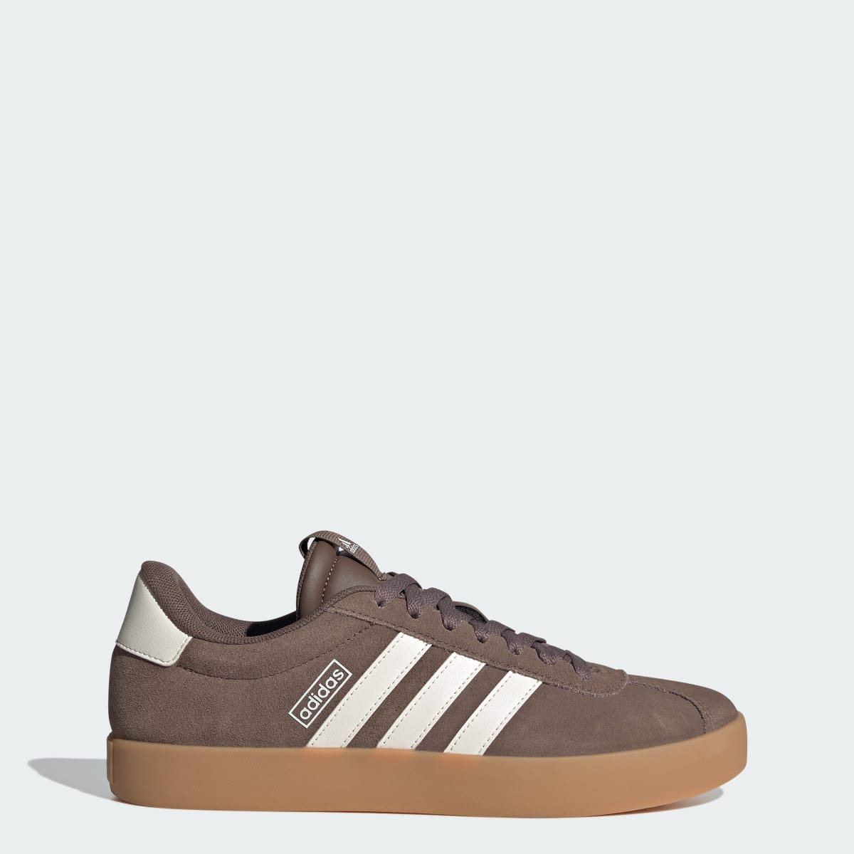 Adidas Women's VL Court 3.0 Shoes - Earth Strata / Chalk White / Gum - Image 1