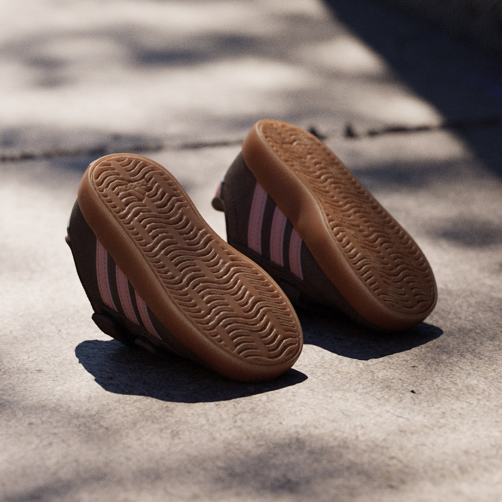 Adidas Kids' VL Court 3.0 Shoes - Earth Strata / Semi Frozen Turbo / Amber Gum - Image 4
