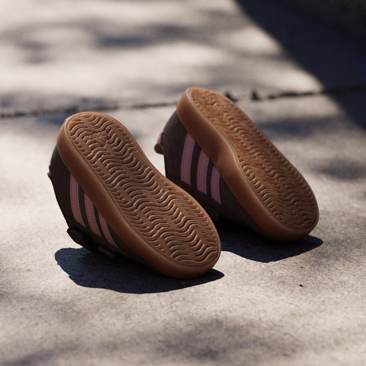 Adidas Kids' VL Court 3.0 Shoes - Earth Strata / Semi Frozen Turbo / Amber Gum - Image 4