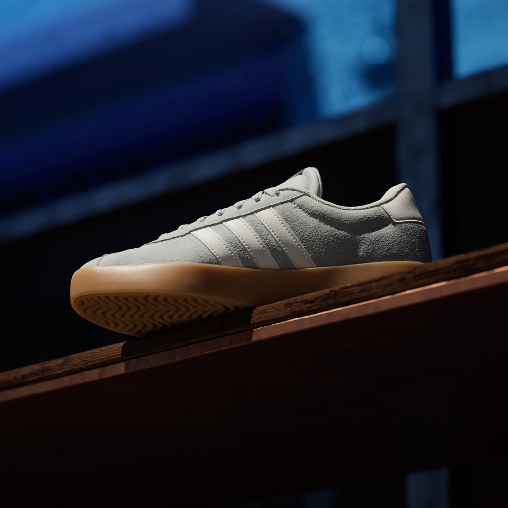 Adidas Women's VL Court 3.0 Shoes - Wonder Silver / Off White / Gum - Image 7