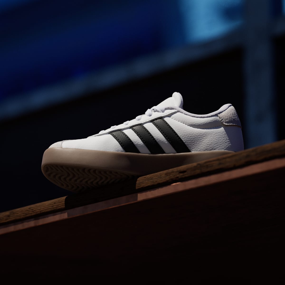 Adidas Kids' VL Court 3.0 Shoes Kids - Cloud White / Core Black / Grey One - Image 7