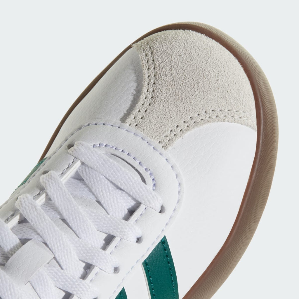 Adidas Kids' VL Court 3.0 Shoes Kids - Cloud White / Collegiate Green / Gum - Image 8