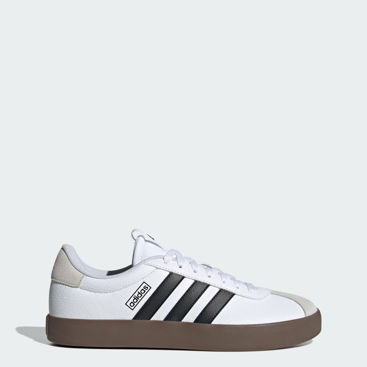 Adidas Men's VL Court 3.0 Shoes - Cloud White / Core Black / Grey One - Image 1