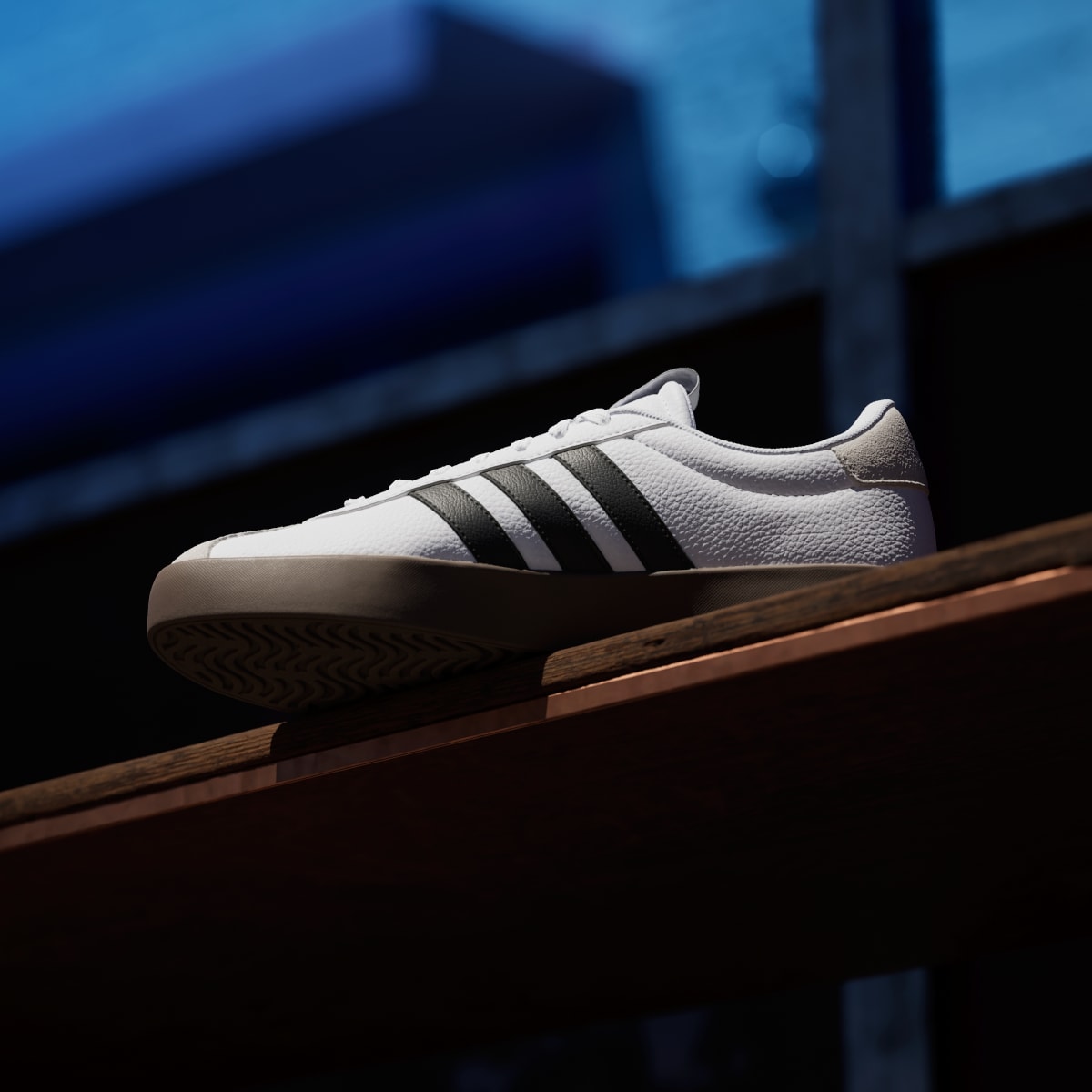 Adidas Men's VL Court 3.0 Shoes - Cloud White / Core Black / Grey One - Image 7
