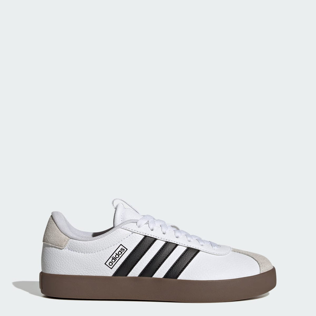 Adidas Women's VL Court 3.0 Shoes - Cloud White / Core Black / Grey One - Image 1